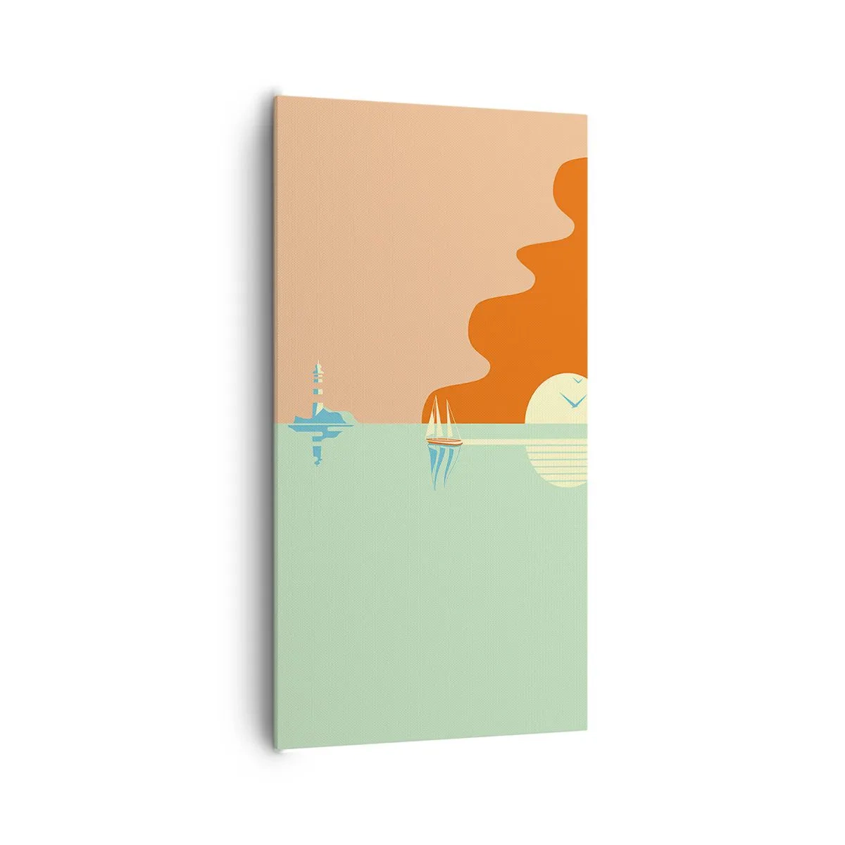 Obraz na plátne - Dokonalá morská krajina - 65x120 cm