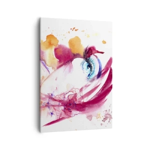 Obraz na plátne - V blízkosti svet rozkvitá - 50x70 cm