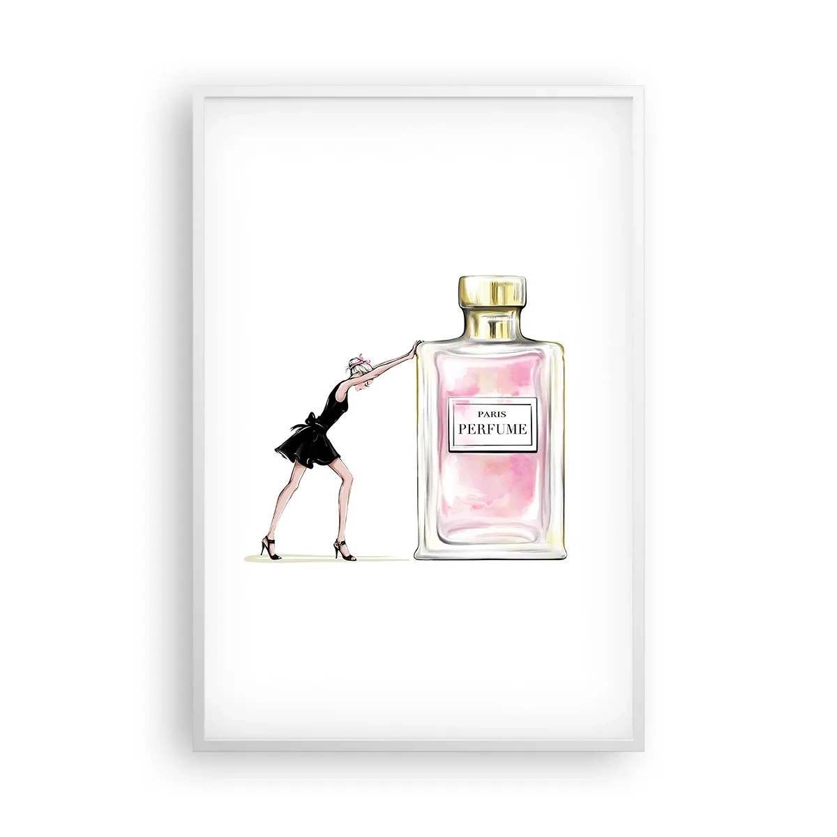 Plagát v bielom ráme - Podstata ženskosti - 61x91 cm