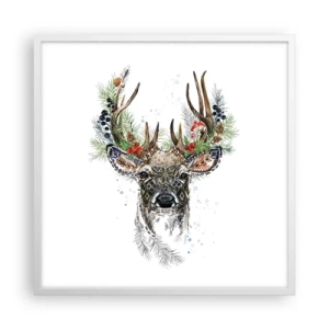 Plagát v bielom ráme - V slávnostnom rúchu - 60x60 cm