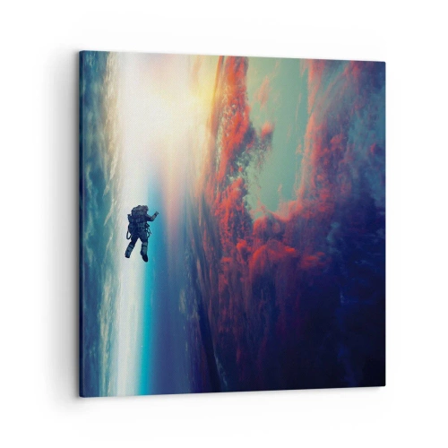 Obraz na plátne - Tvárou v tvár vesmíru - 50x50 cm