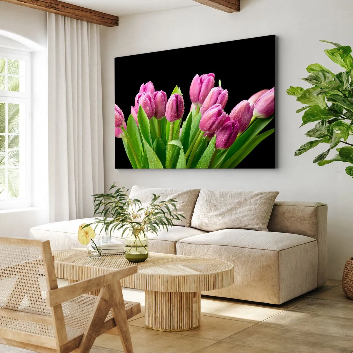Obraz na plátne - Ľaliové potešenie jari - 100x70 cm