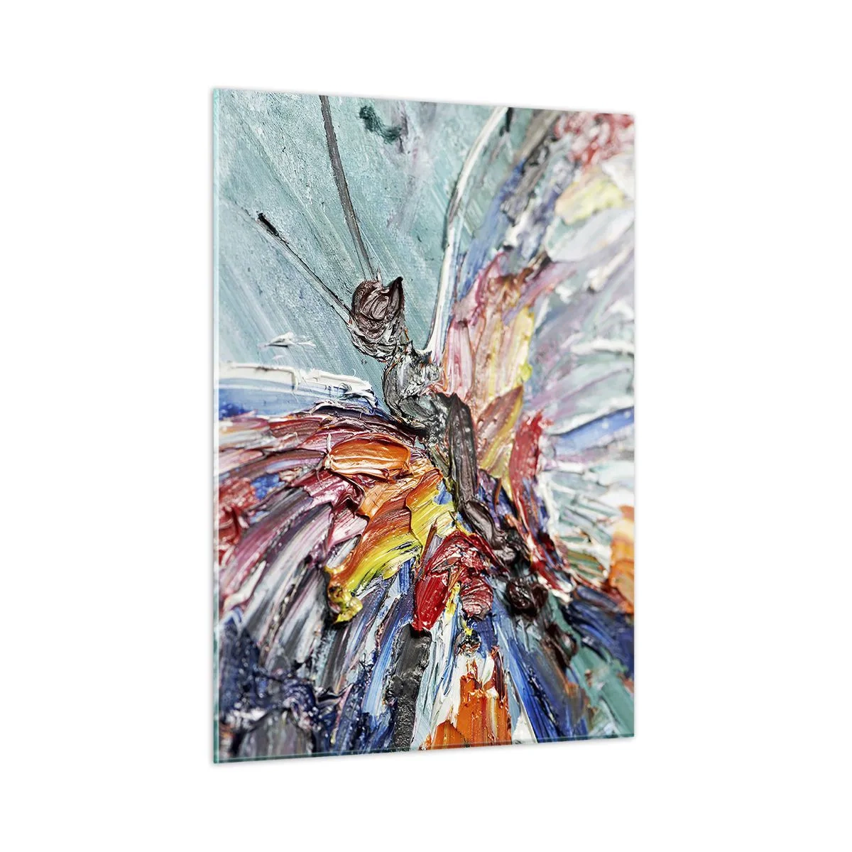 Obraz na skle - Namaľovaný prírodou - 50x70 cm