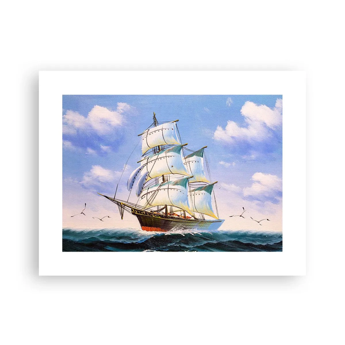 Plagát - Hrdo s vetrom - 40x30 cm