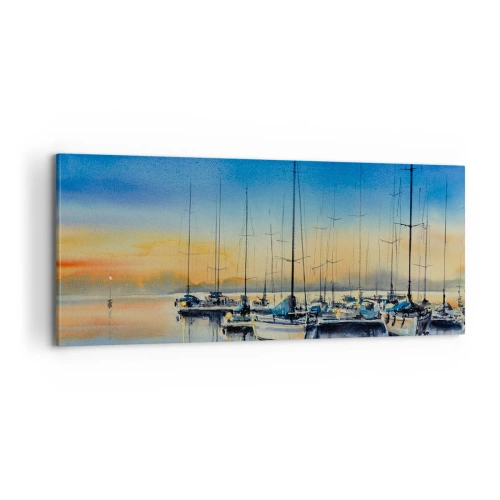 Obraz na plátne - Koniec dobrého dňa - 100x40 cm