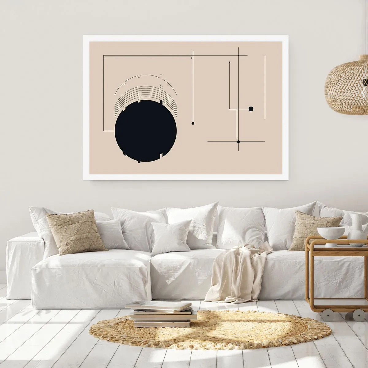 Plagát - Pružná a dynamická kompozícia - 70x50 cm