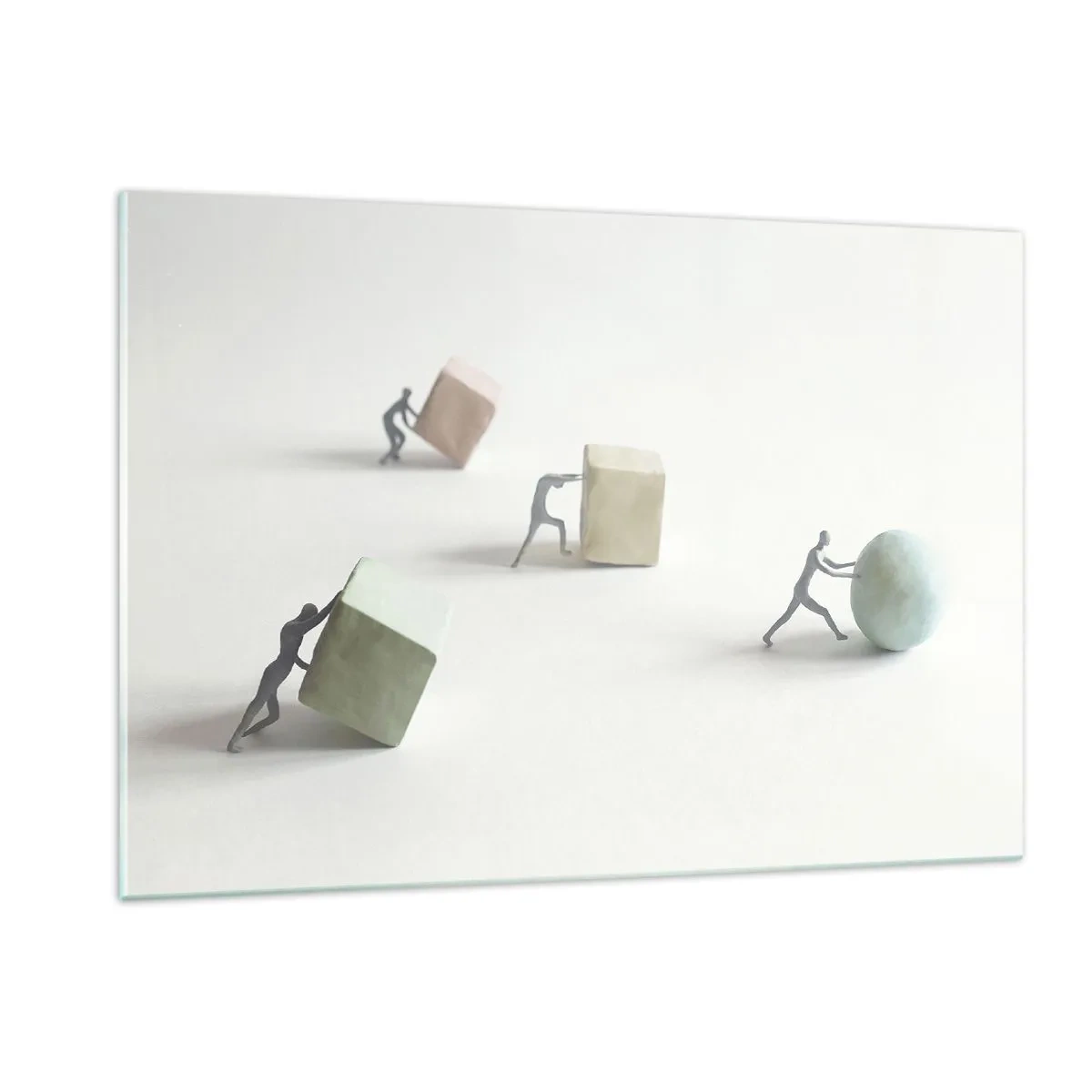 Obraz na skle - Život samotný - 120x80 cm