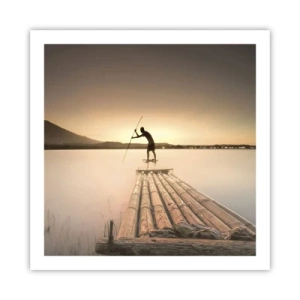 Plagát - Pred odpočinkom - 60x60 cm