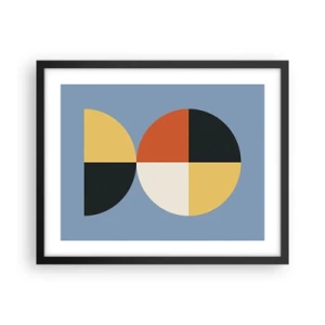 Plagát v čiernom ráme - Pozri a počítaj - 50x40 cm