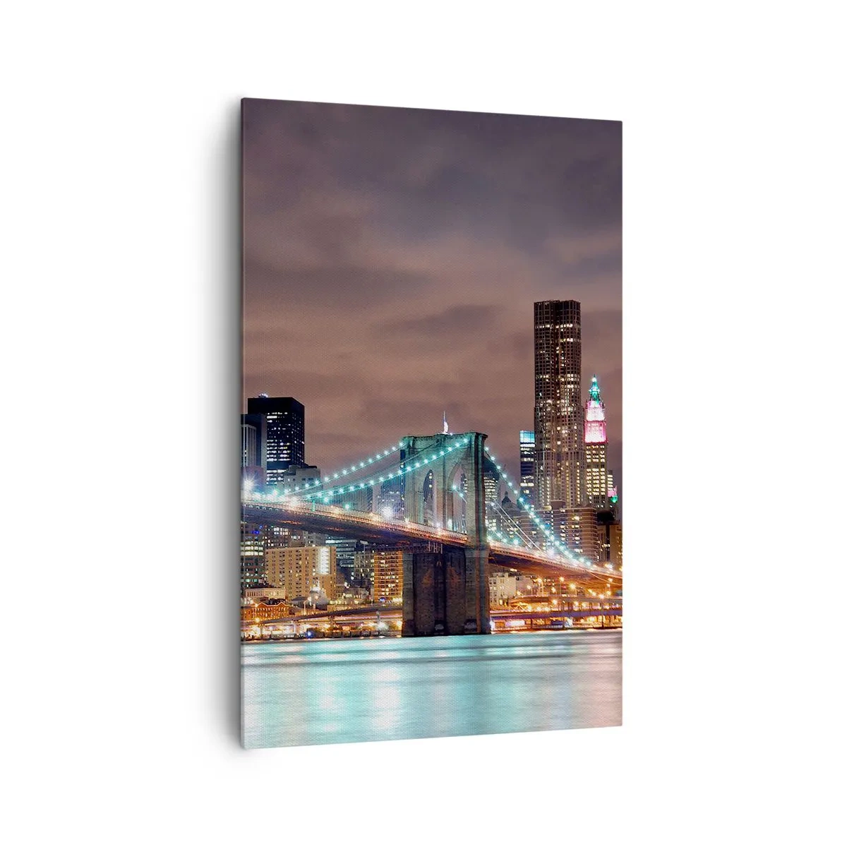 Obraz na plátne - Svetlá veľkomesta - 80x120 cm