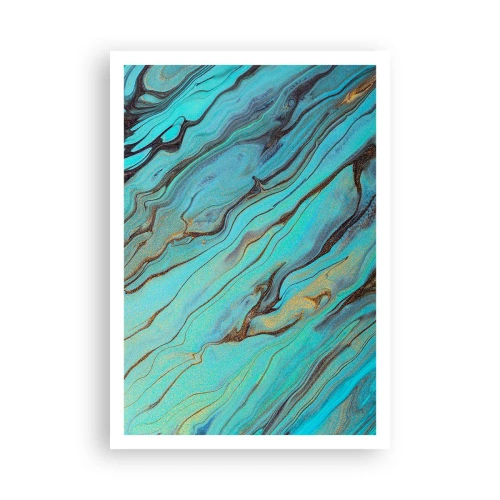 Plagát - Tyrkysový príliv - 70x100 cm
