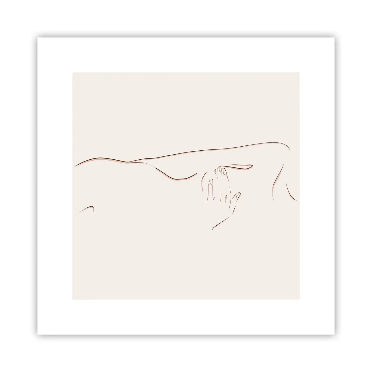 Plagát - Tvar túžby - 30x30 cm