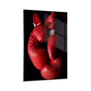 Obraz na skle - Emócie boja za nami - 80x120 cm