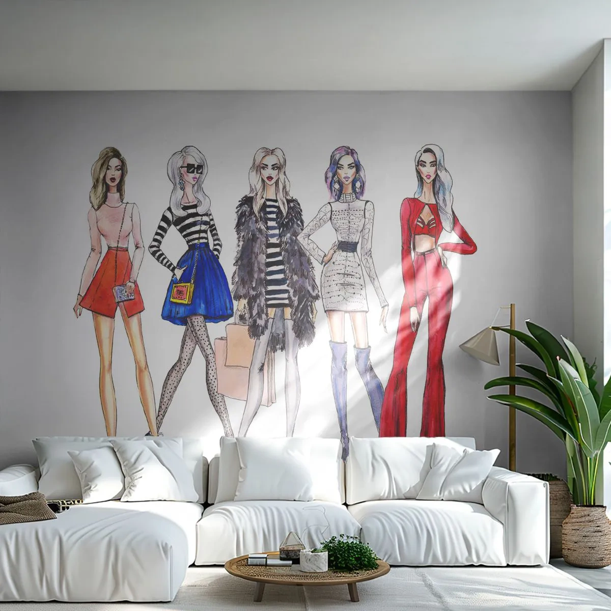 Fototapeta Premium Canvas - Every week Fashion Week - Žena, Móda, Model - 250x175 cm