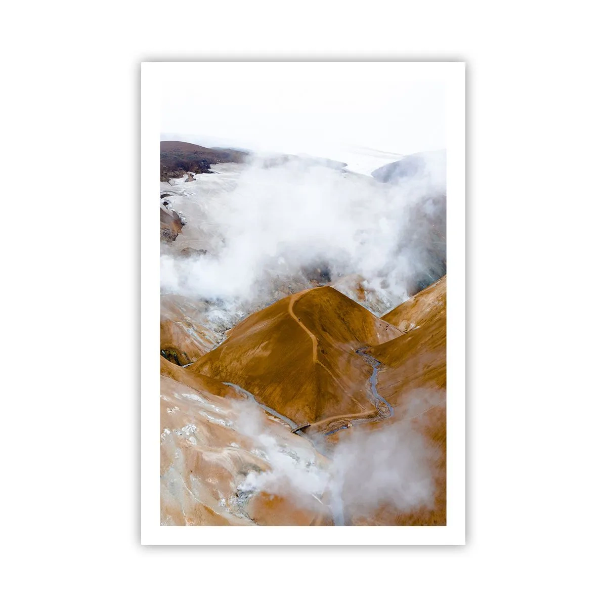Plagát - Drsná krása Islandu - 61x91 cm
