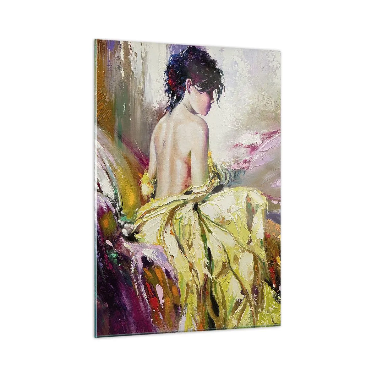 Obraz na skle - Medzi ústami a okrajom pohára - 50x70 cm