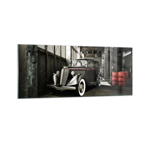 Obraz na skle - Nepominuteľná elegancia 30. rokov - 100x40 cm