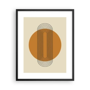 Plagát v čiernom ráme - Dokonalý plán - 40x50 cm