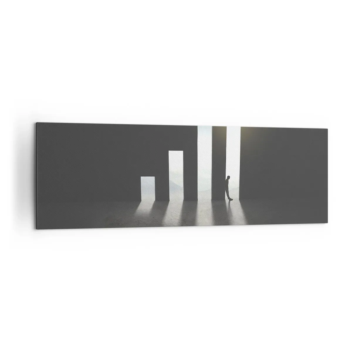 Obraz na plátne - Úspech – impresia - 160x50 cm