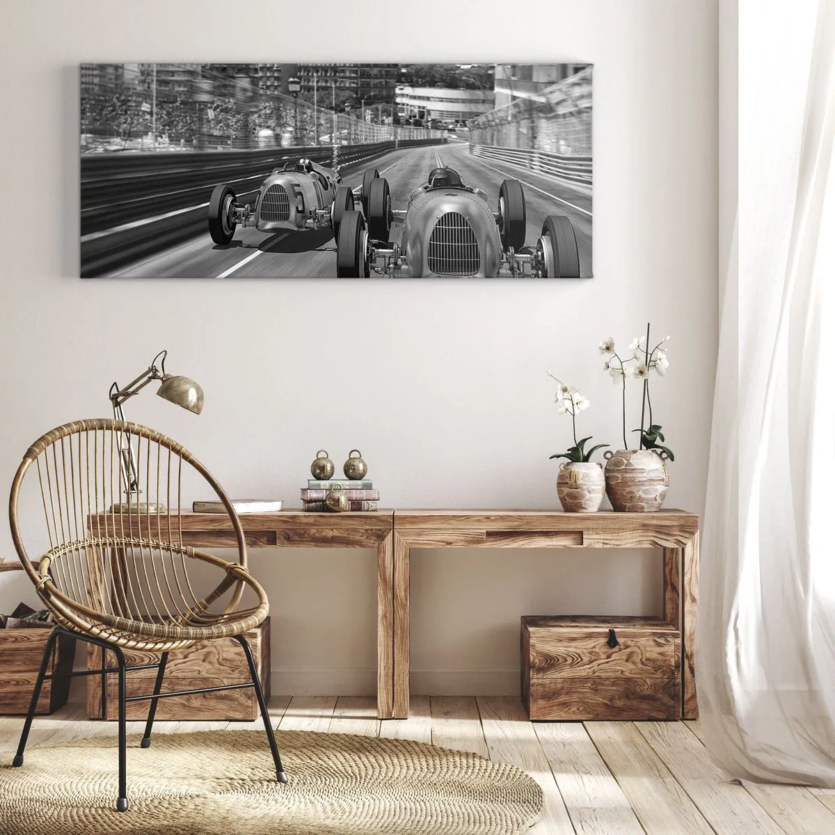 Obraz na plátne - Kedysi dávno v Monte Carle - 100x40 cm