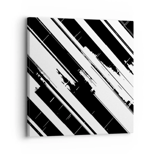 Obraz na plátne - Intenzívna a dynamická kompozícia - 30x30 cm