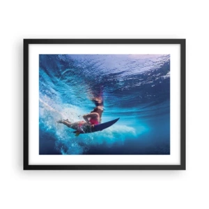 Plagát v čiernom ráme - Hĺbka radosti - 50x40 cm