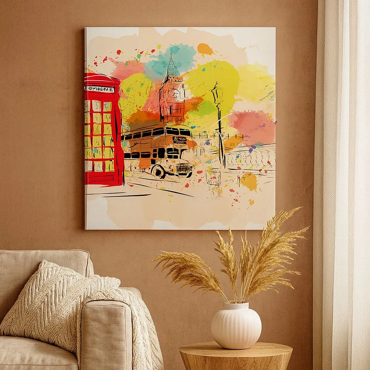 Obraz na plátne - Mesto rôznorodostí - 30x30 cm