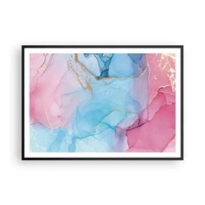 Plagát v čiernom ráme - Stretávanie a prelínanie - 100x70 cm