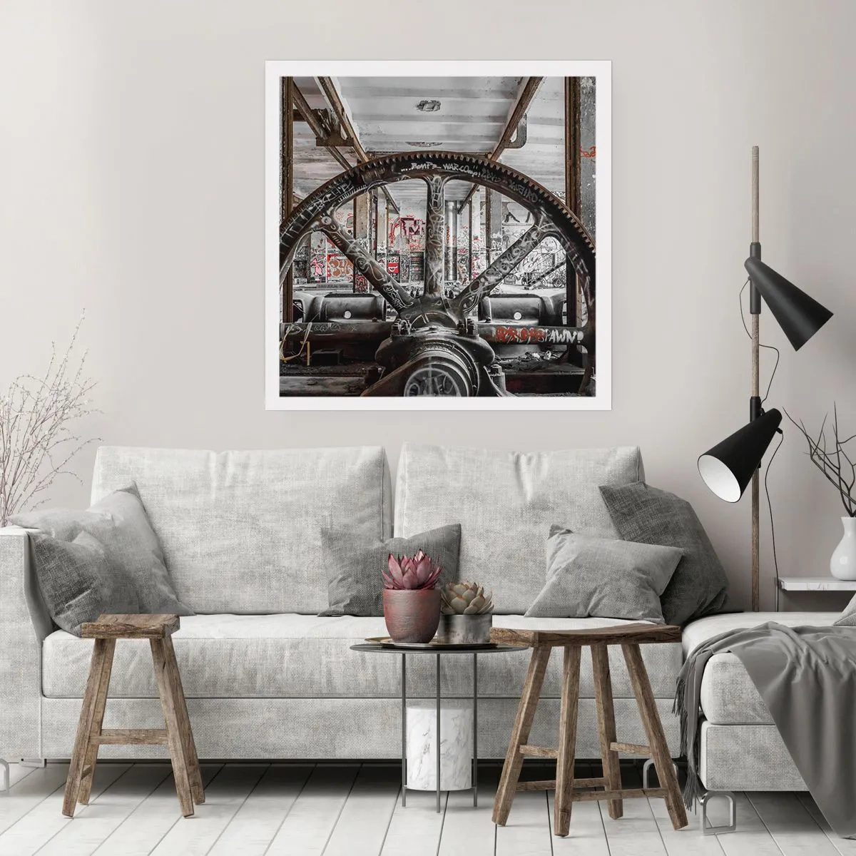 Plagát - Tajný život továrne - 60x60 cm