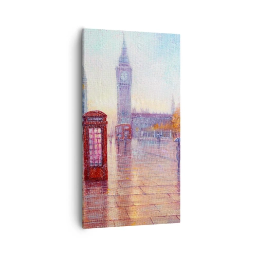 Obraz na plátne - Londýnsky jesenný deň - 55x100 cm