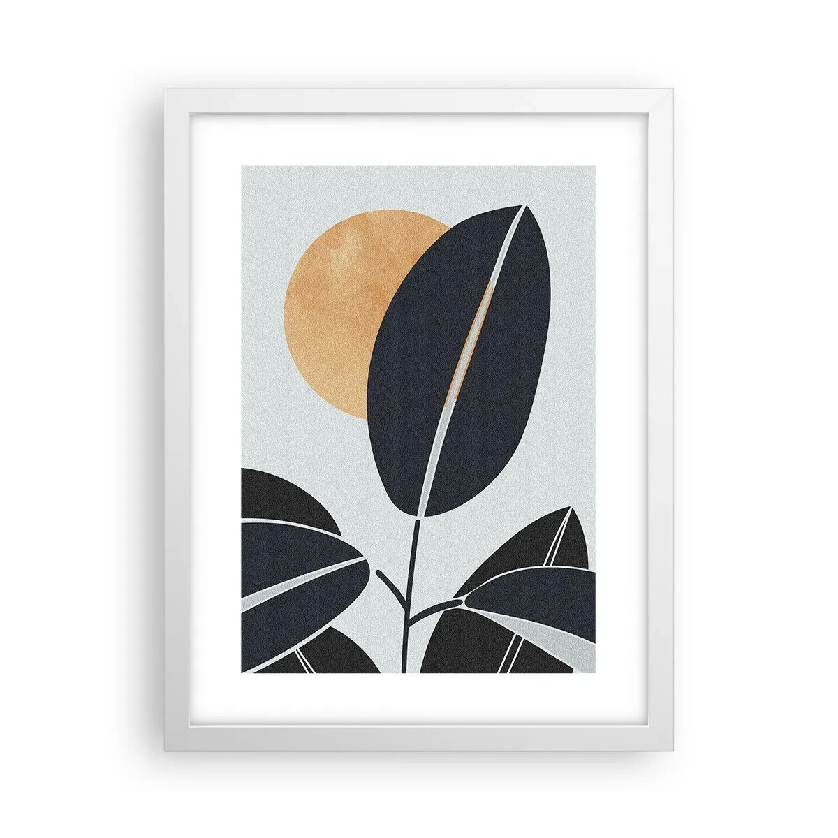 Plagát v bielom ráme - Deň horúceho leta - 30x40 cm