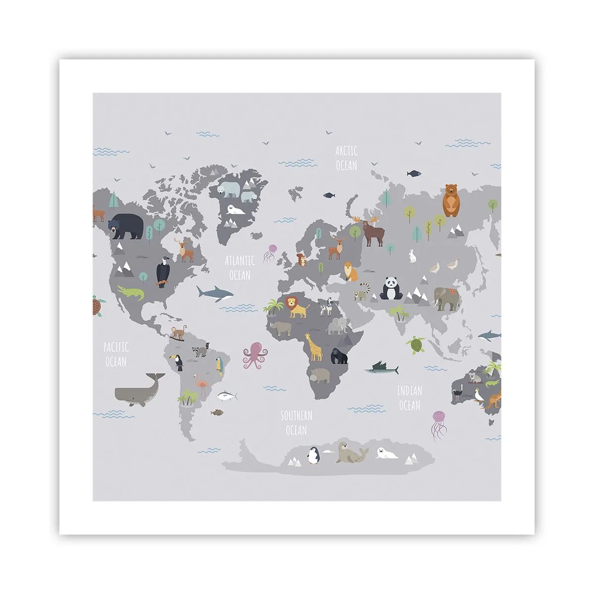 Plagát - Povedz mi, odkiaľ si... - 50x50 cm