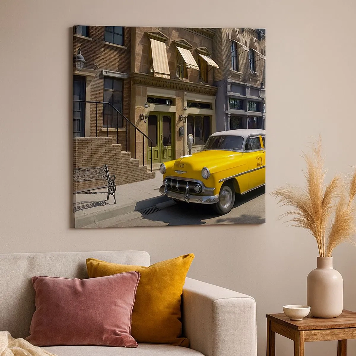 Obraz na plátne - Kedysi dávno v Amerike - 30x30 cm