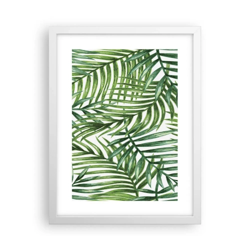 Plagát v bielom ráme - Pod zeleným baldachýnom - 30x40 cm