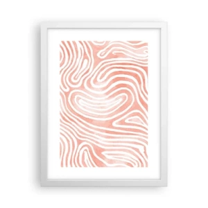 Plagát v bielom ráme - V koralovom labyrinte - 30x40 cm