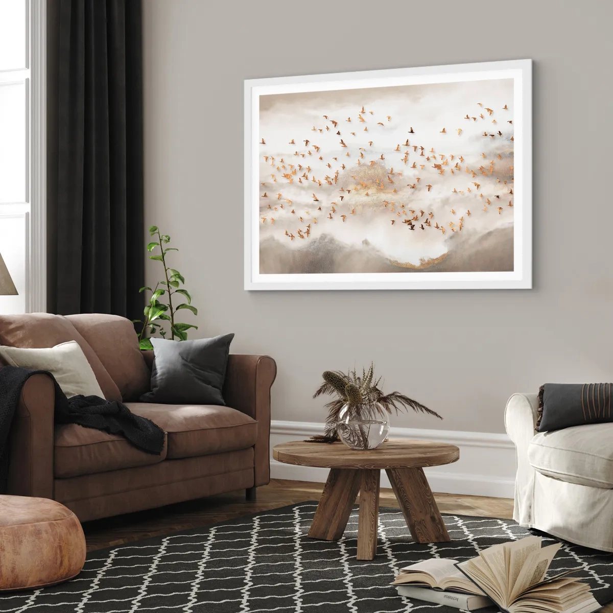 Plagát v bielom ráme - Už je čas... - 91x61 cm