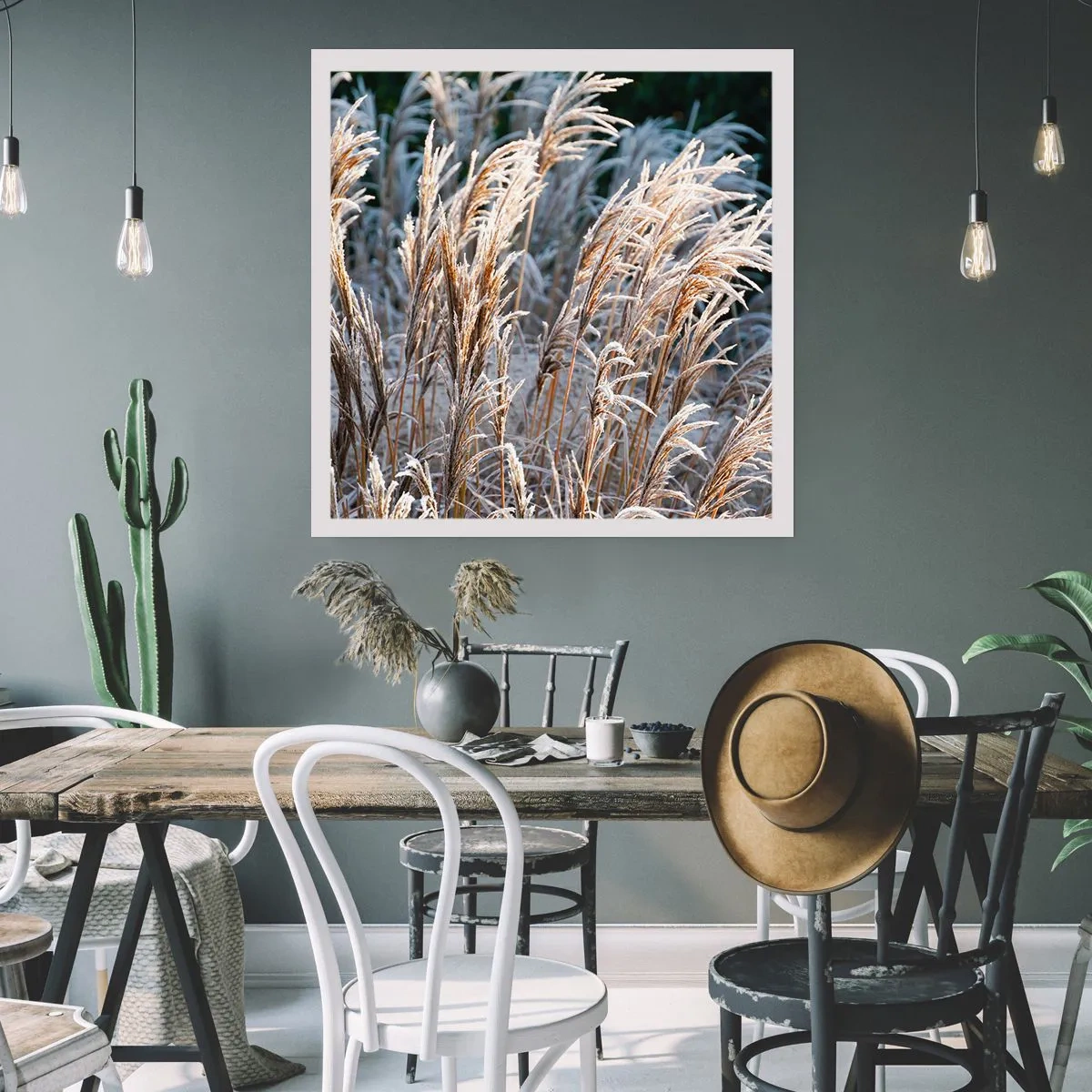 Plagát - Mrazom pokryté - 50x50 cm