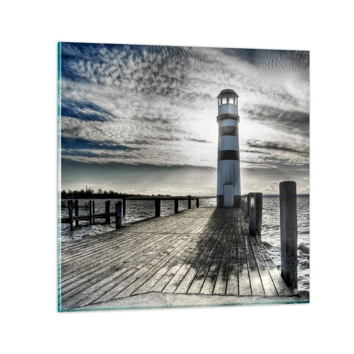 Obraz na skle - Námorníci, čakám na vás - 50x50 cm