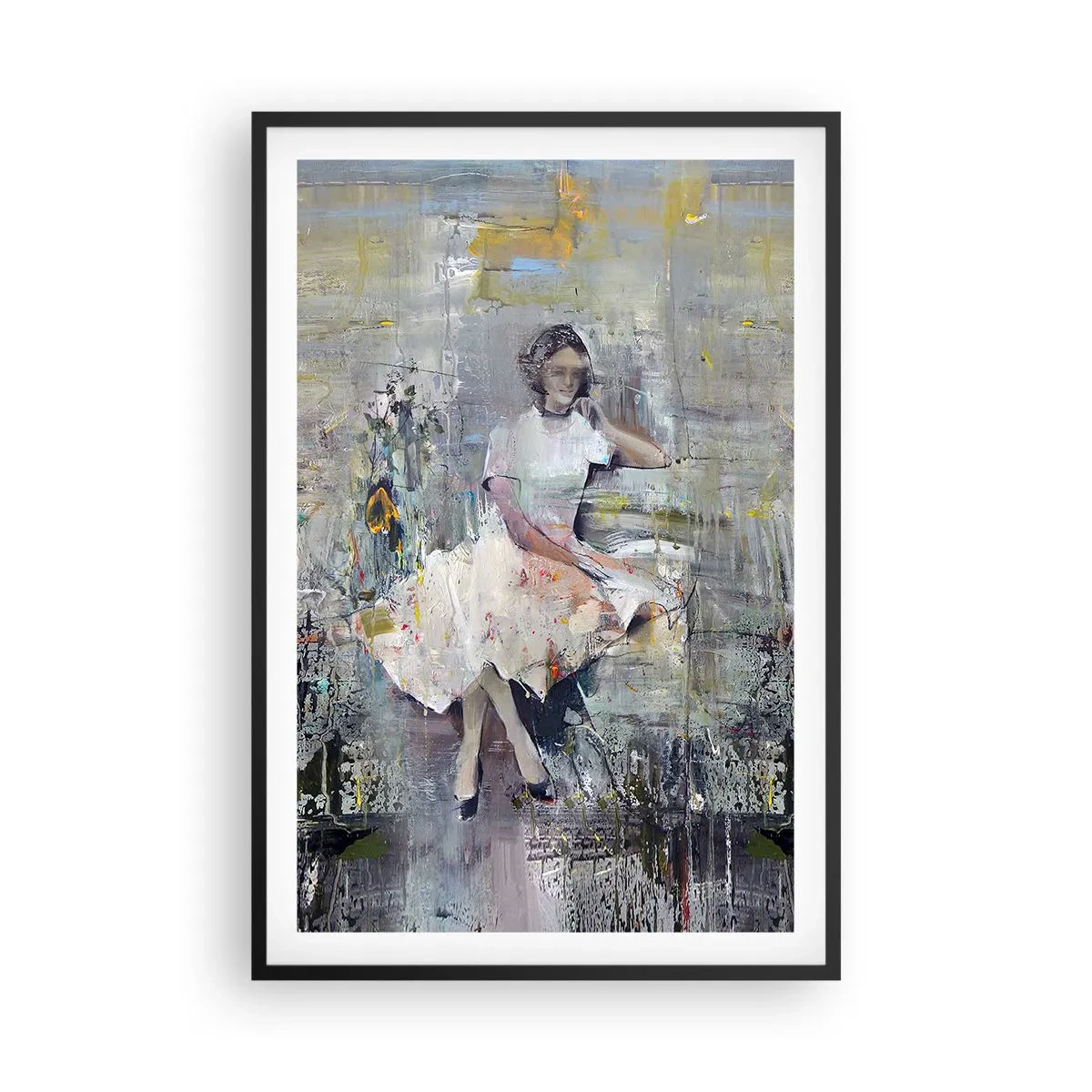 Plagát v čiernom ráme - Klasická a moderná - 61x91 cm