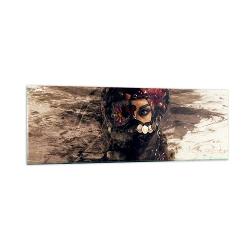 Obraz na skle - Prinajmenšom znepokojujúca - 90x30 cm