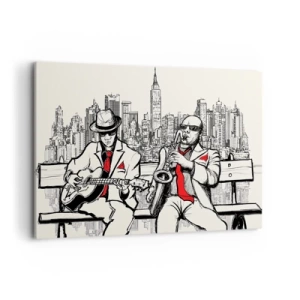 Obraz na plátne - Newyorská improvizácia - 120x80 cm