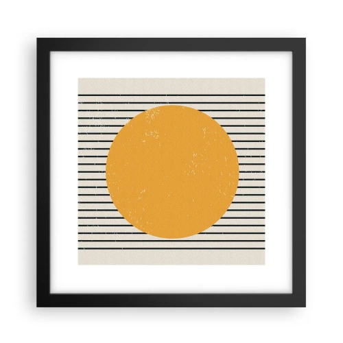 Plagát v čiernom ráme - Sila jednoduchosti - 30x30 cm