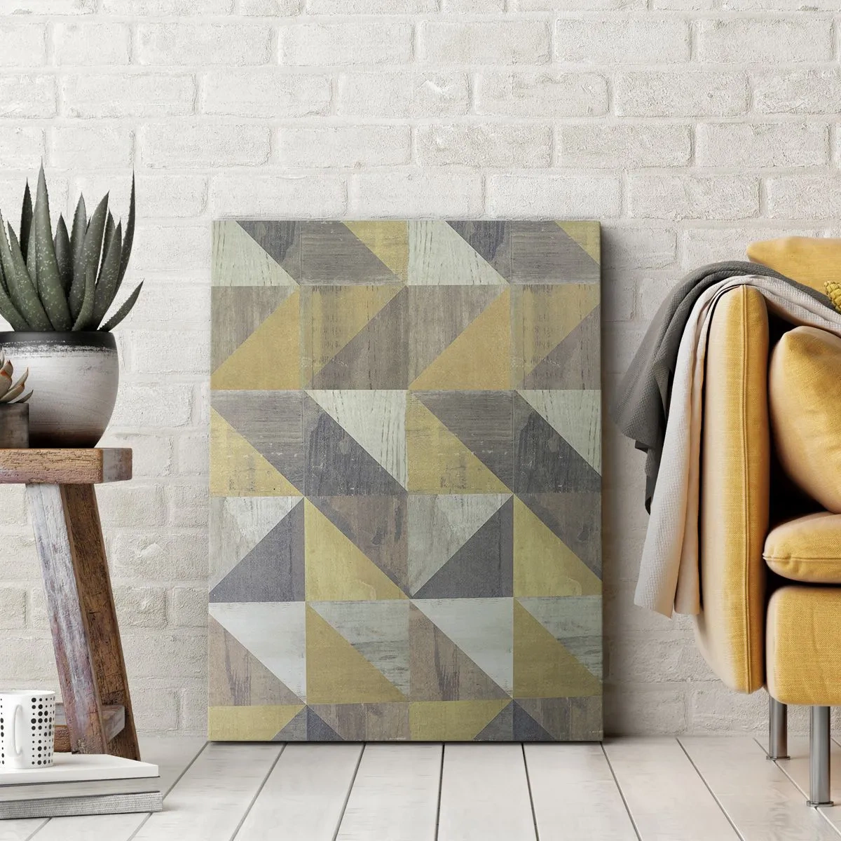 Obraz na plátne - V uhle trojuholníka - 50x70 cm