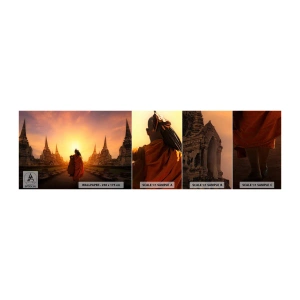 Vzorka Fototapeta Standard Eco - V kľude večnosťou - Thajsko, budhizmus, Chrám - 100x30 cm