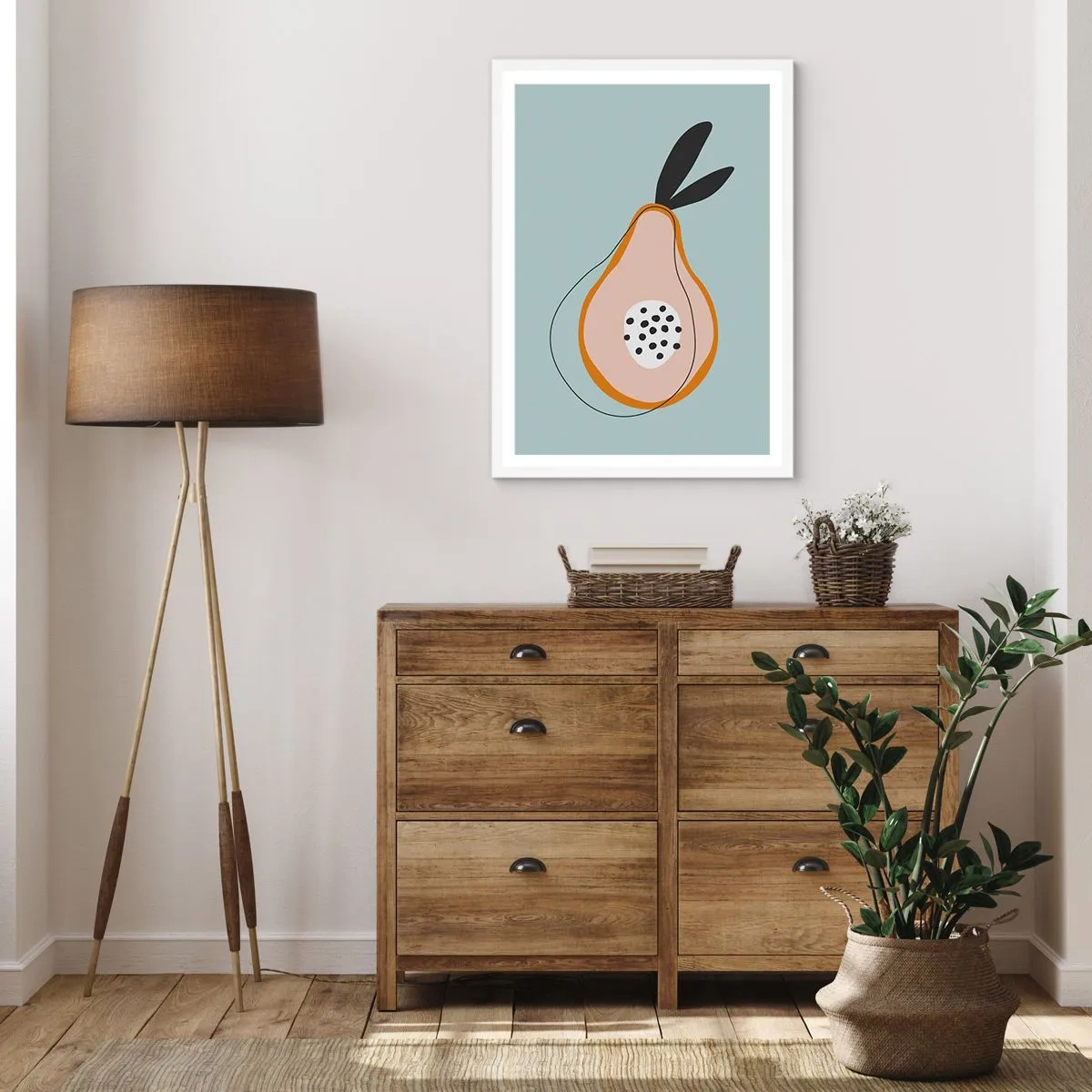 Plagát v bielom ráme - Prenikanie do podstaty vecí - 50x70 cm