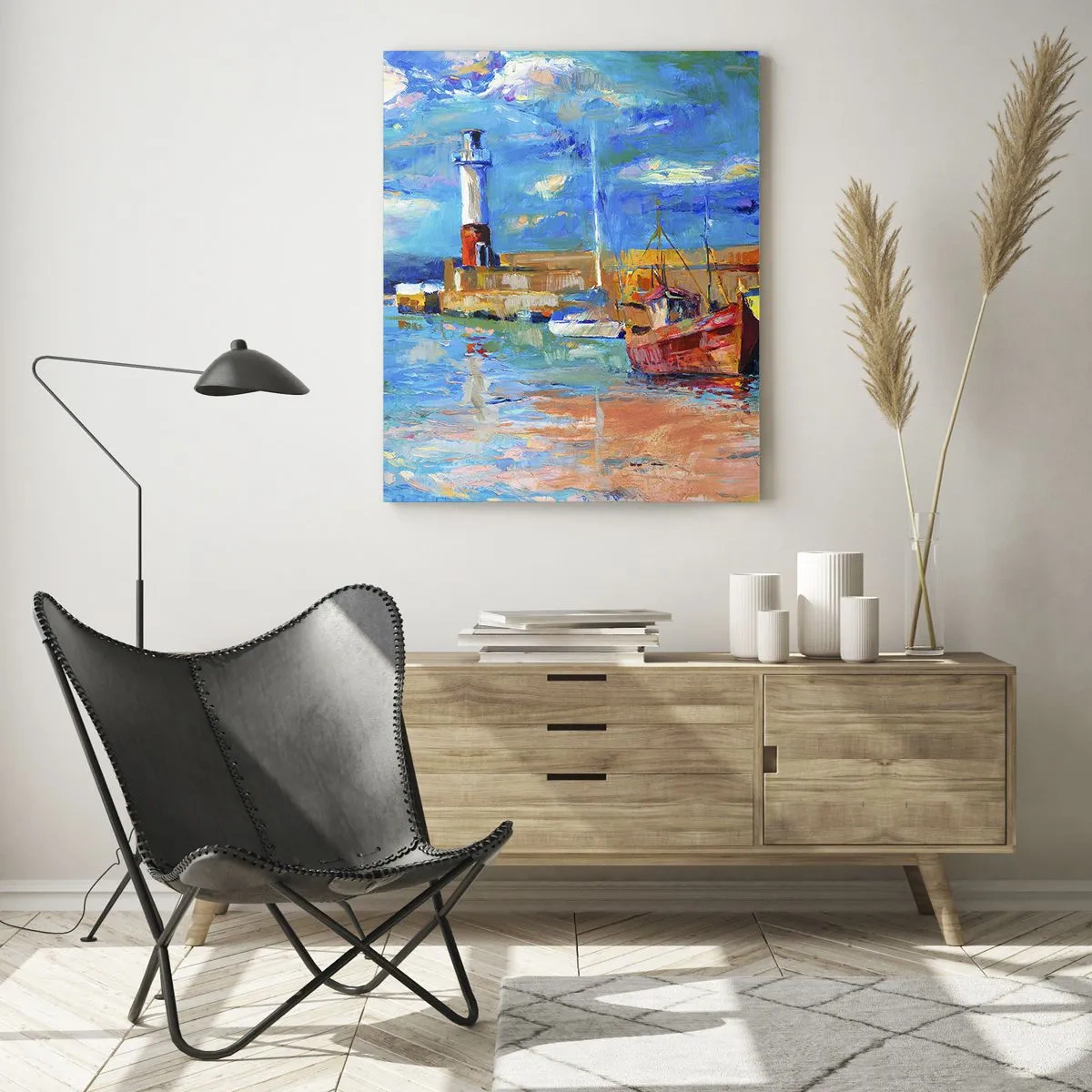 Obraz na skle - Popoludní v dúhovom zálive - 50x70 cm