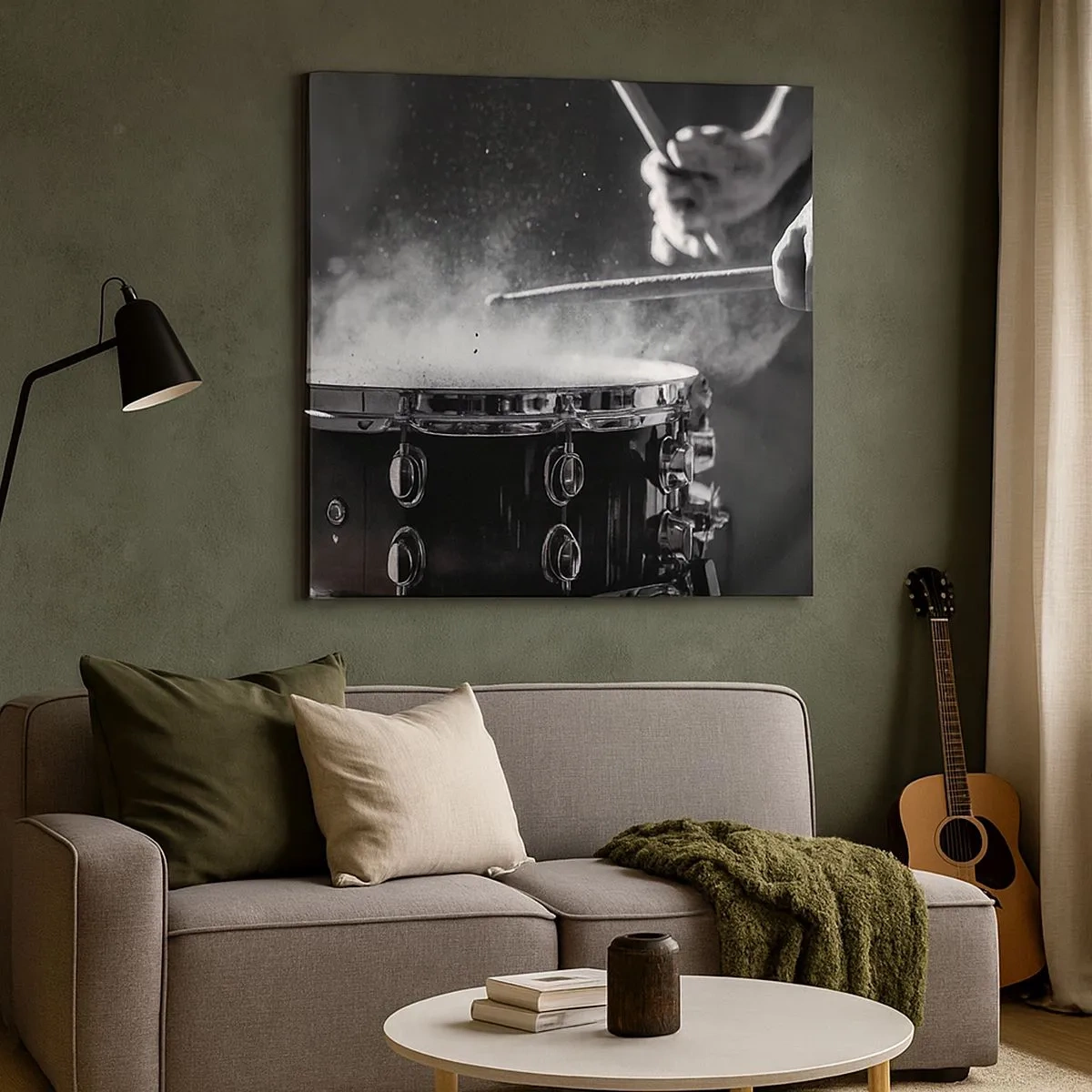 Obraz na plátne - Pulz hudby - 30x30 cm