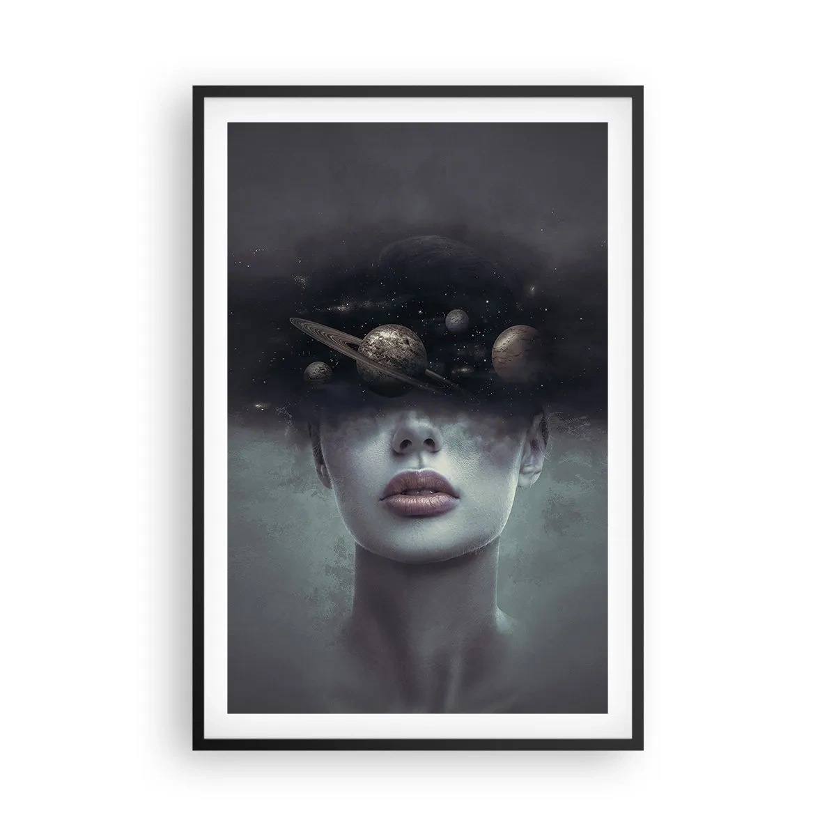 Plagát v čiernom ráme - A planéty… - 61x91 cm
