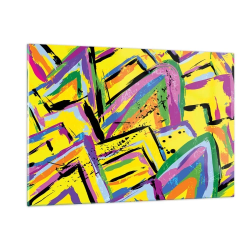 Obraz na skle - Až kričí radosťou - 120x80 cm