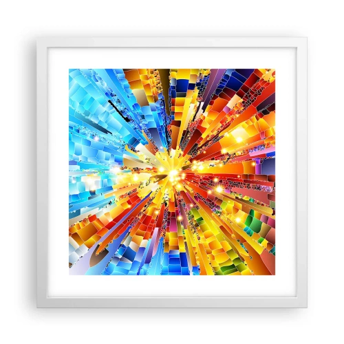 Plagát v bielom ráme - In medias res - 40x40 cm